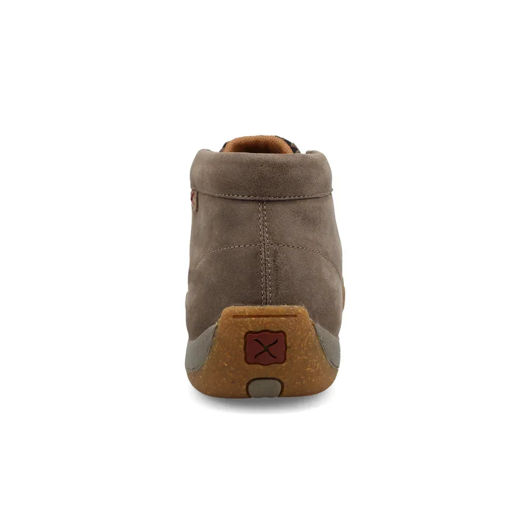 Men's Twisted X Taupe and Black Chukka Driving Moc MDM0097