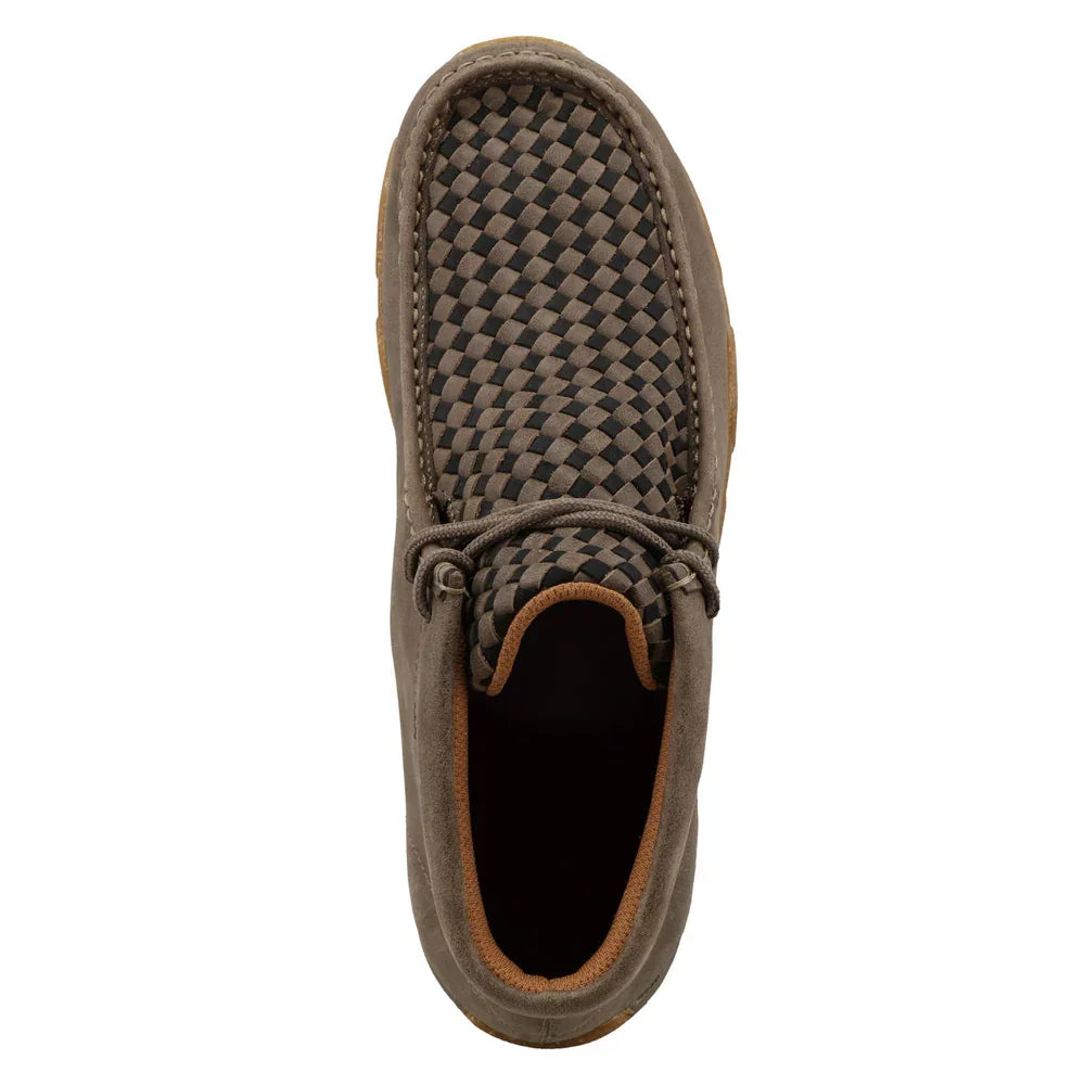 Men's Twisted X Taupe and Black Chukka Driving Moc MDM0097