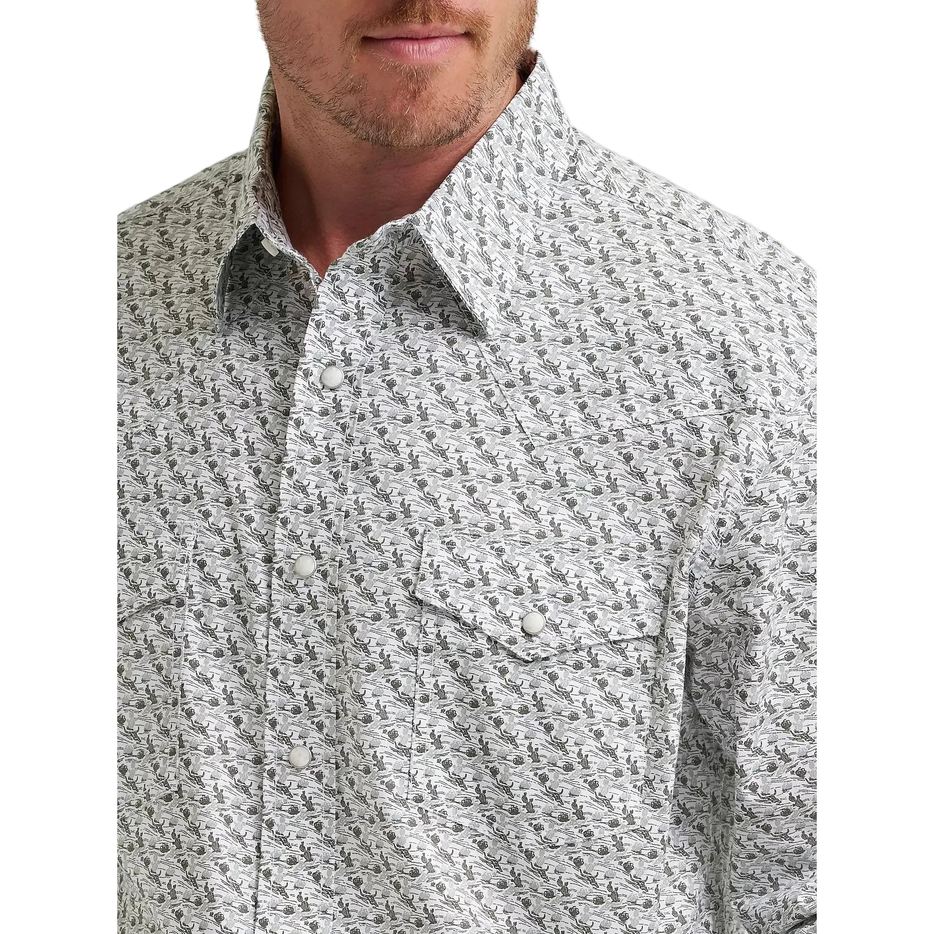 Men's Wrangler 20X Competition Advanced Comfort Long Sleeve Two Pocket Western Snap Shirt 112374298