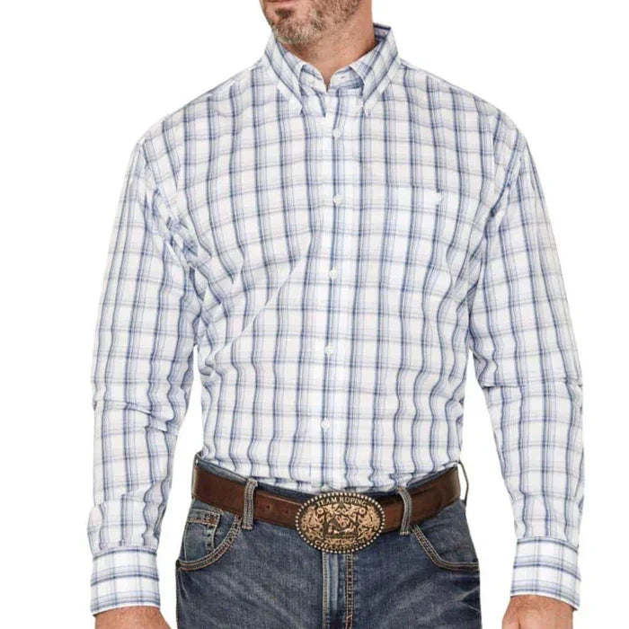 Men's Wrangler® Classics Long Sleeve Shirt - Relaxed Fit 112352416 - Crazy House Western Wear