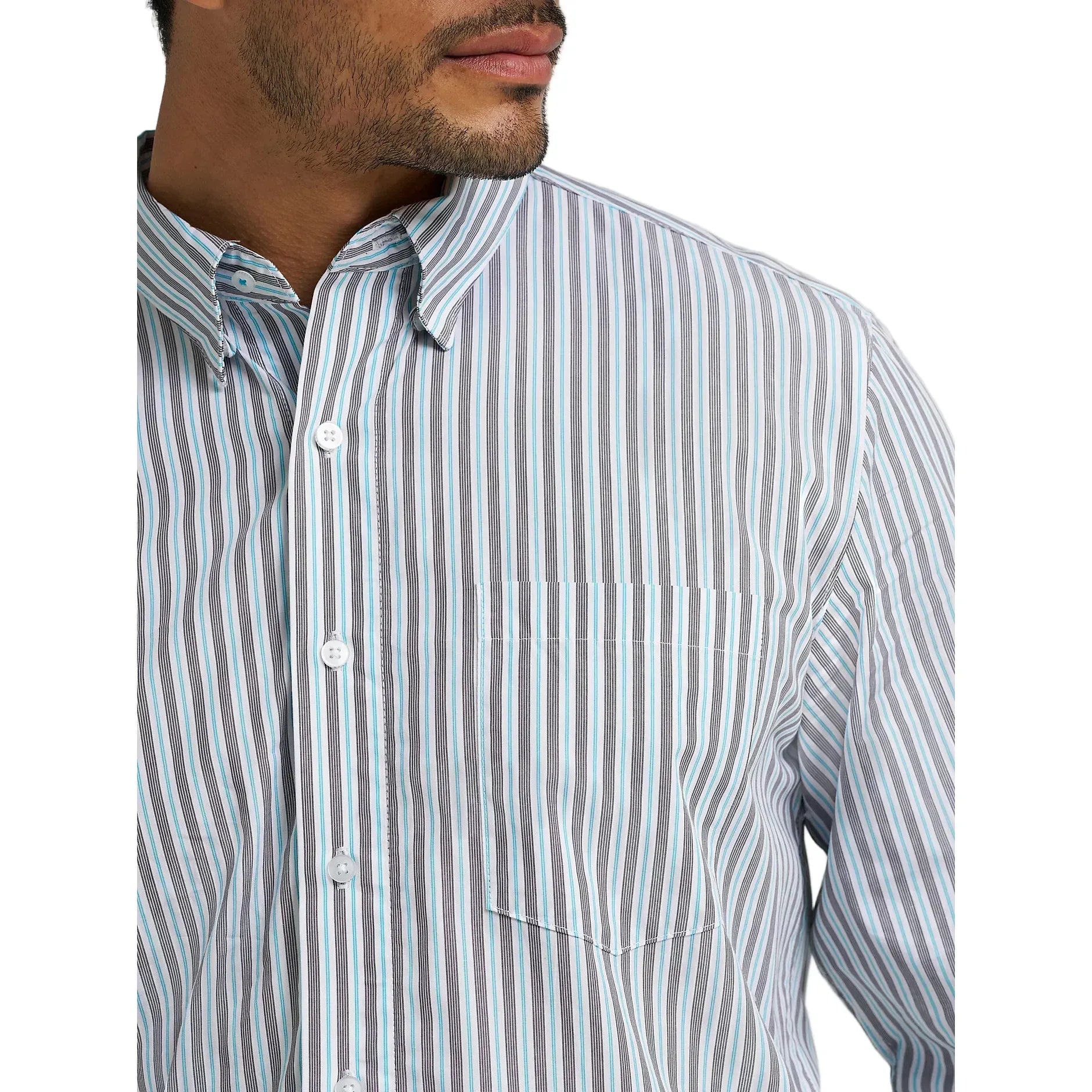 Men's Wrangler Cody Johnson One Pocket Button Down Shirt 112368042