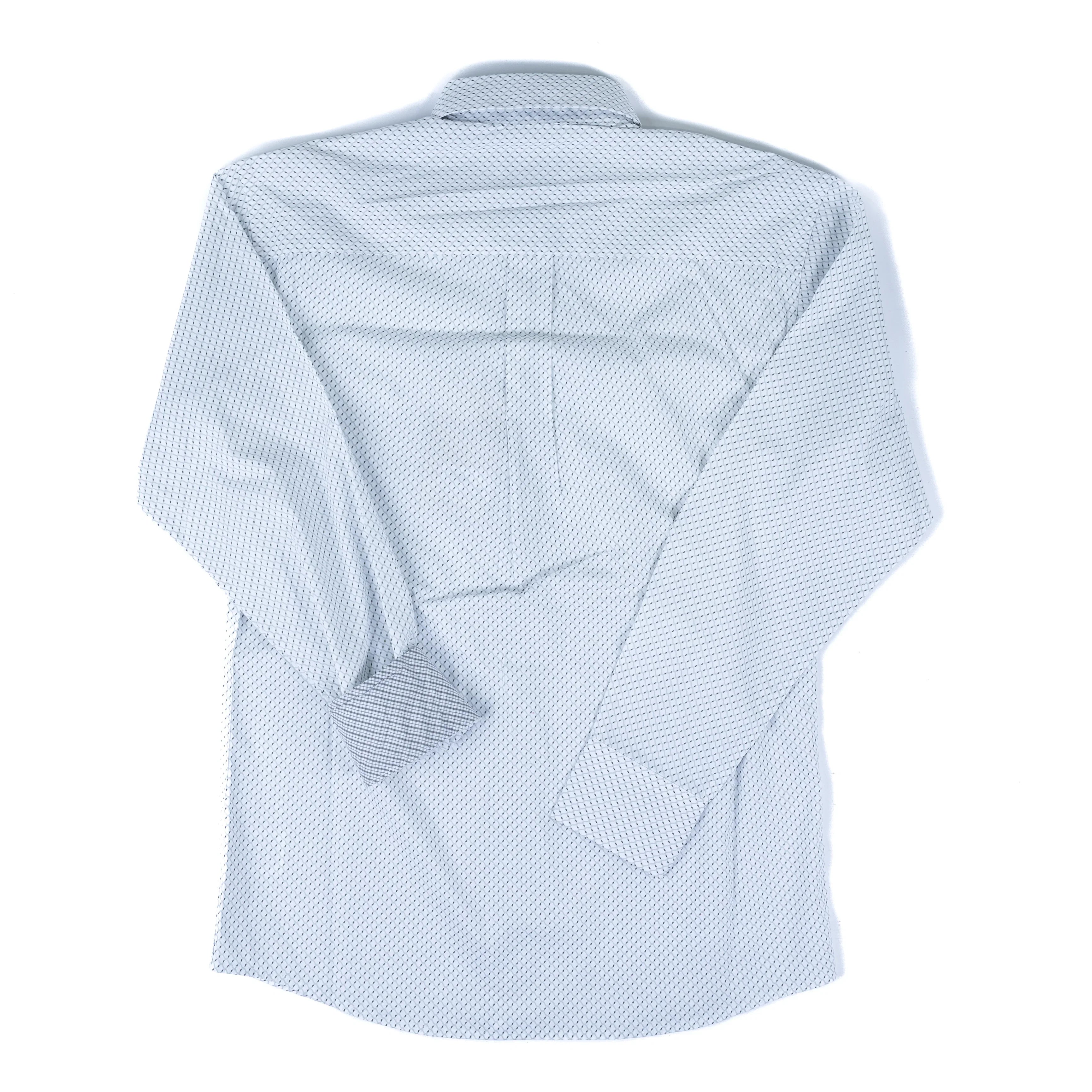 Men's Wrangler Long Sleeve Gray and White George Strait Button Down Shirt 112379057