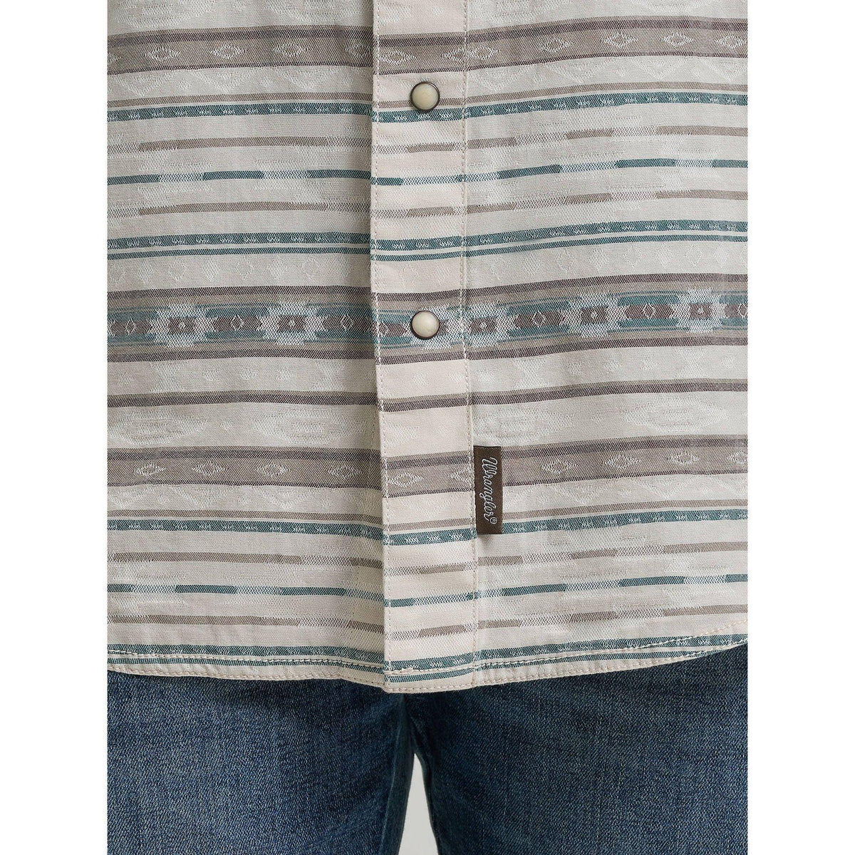 Men's Wrangler Retro Premium Long Sleeve Western Snap Printed Shirt 112374977