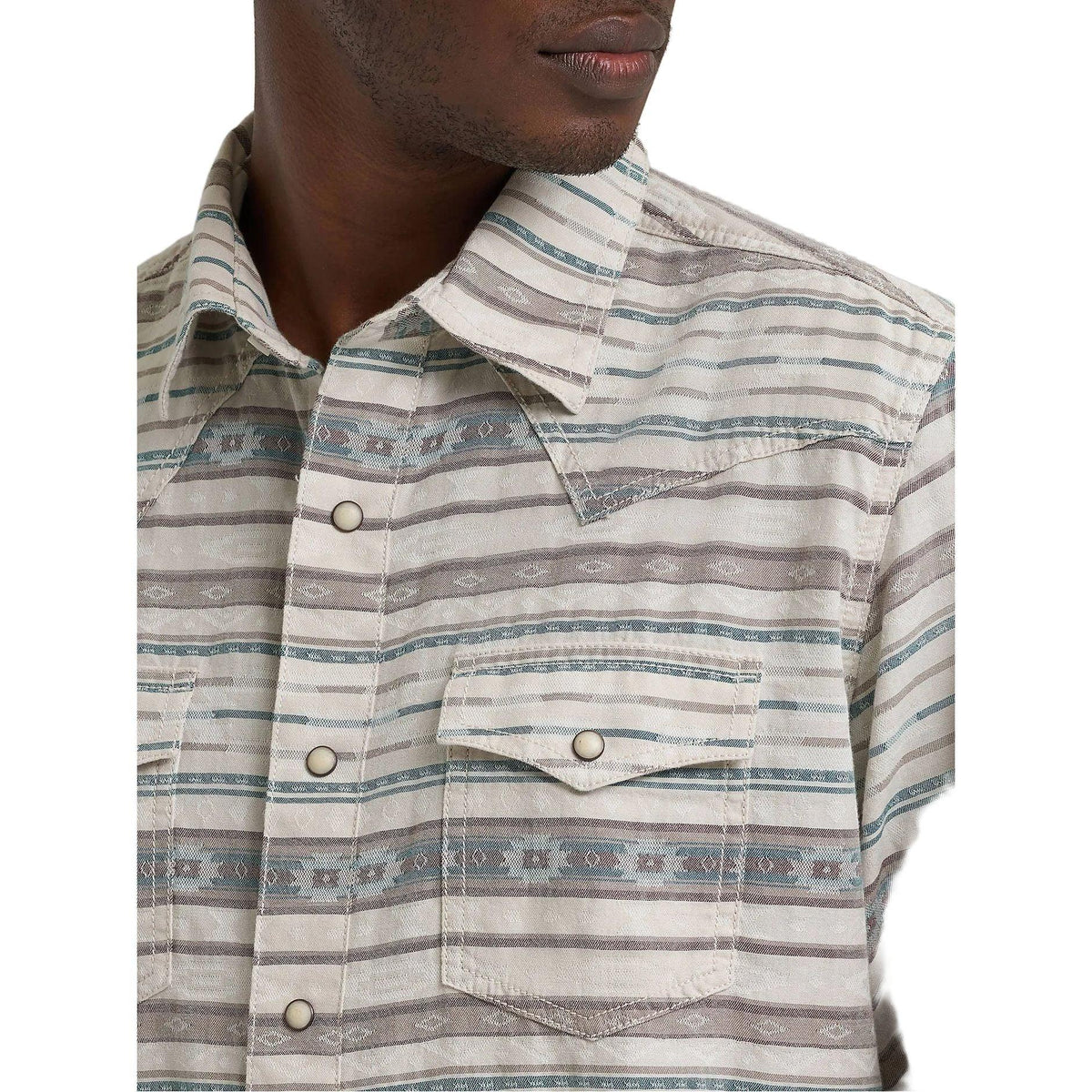 Men's Wrangler Retro Premium Long Sleeve Western Snap Printed Shirt 112374977