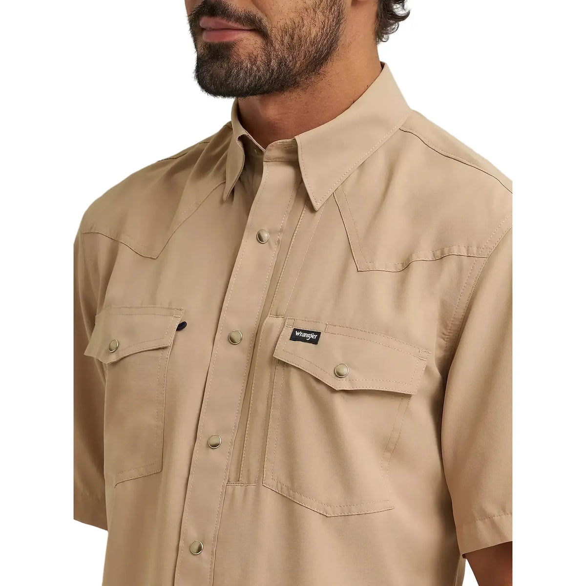 Men's Wrangler Travertine Performance Short Sleeve Shirt 112375133
