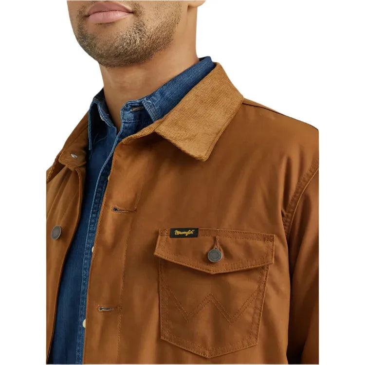 Men's Wrangler Western Lined Barn Coat 112352842 - Crazy House Western Wear