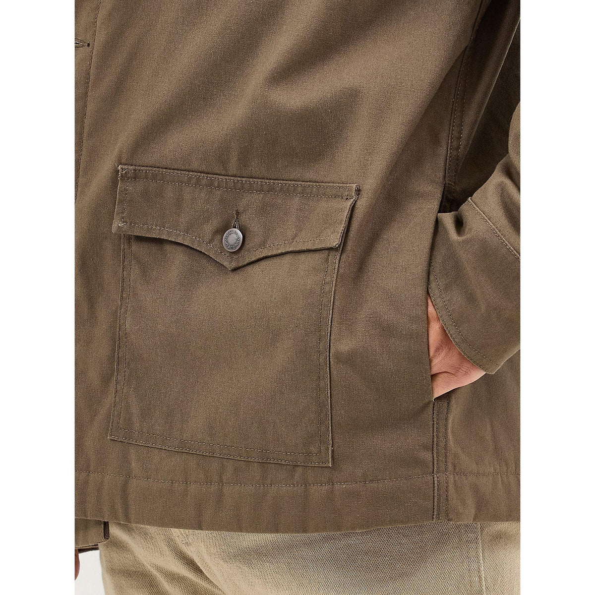 Men's Wrangler Western Lined Canvas Barn Coat 112367636