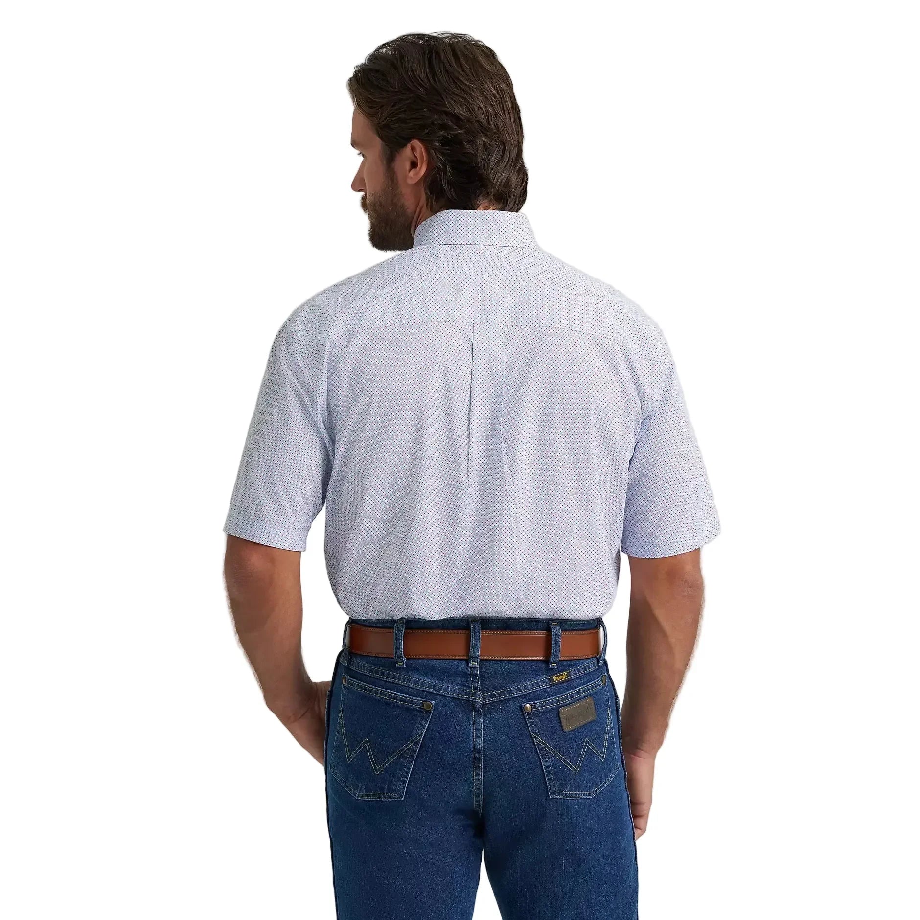 Men's Wrangler Wrangler® George Strait™ Short Sleeve Two Pocket Button Down Shirt 112379059