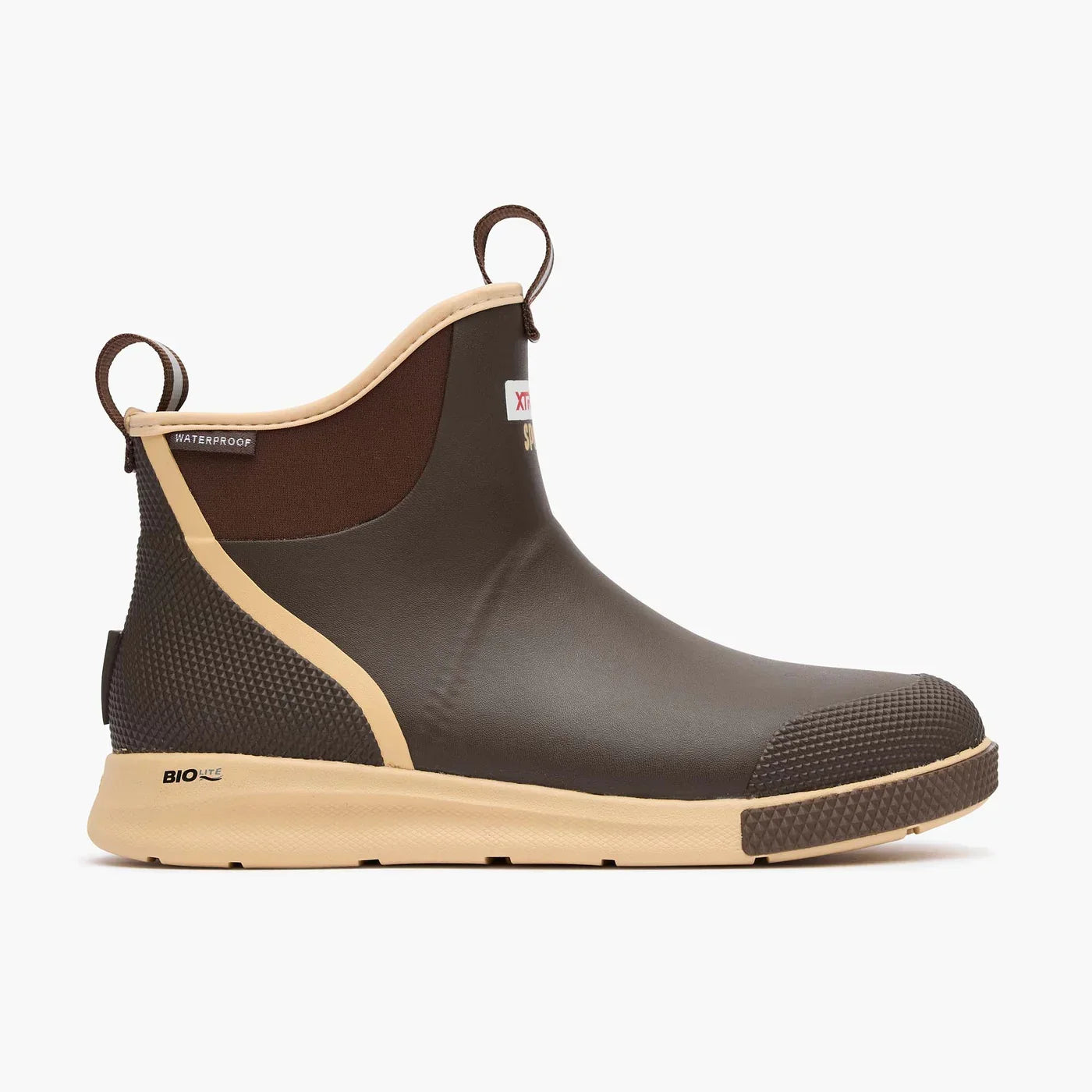 Men's XTRATUF Brown Ankle Deck Boot Sport XADSM901