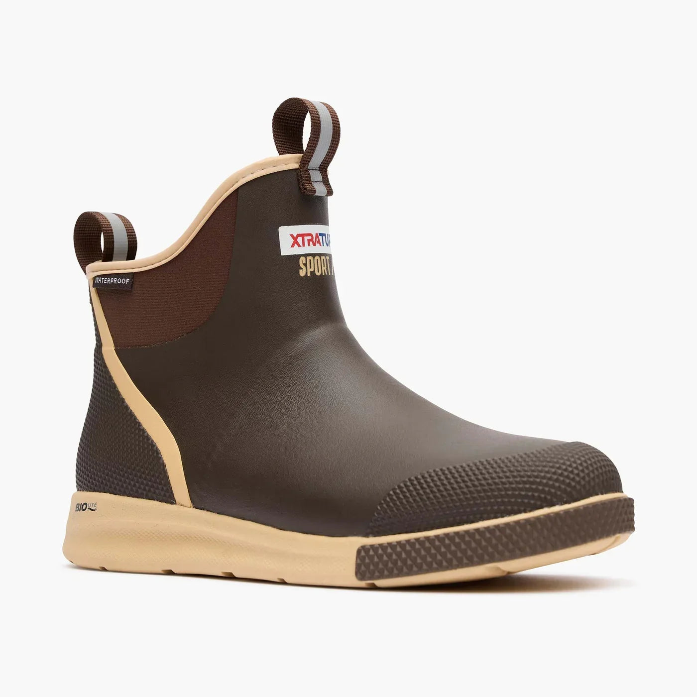 Men's XTRATUF Brown Ankle Deck Boot Sport XADSM901