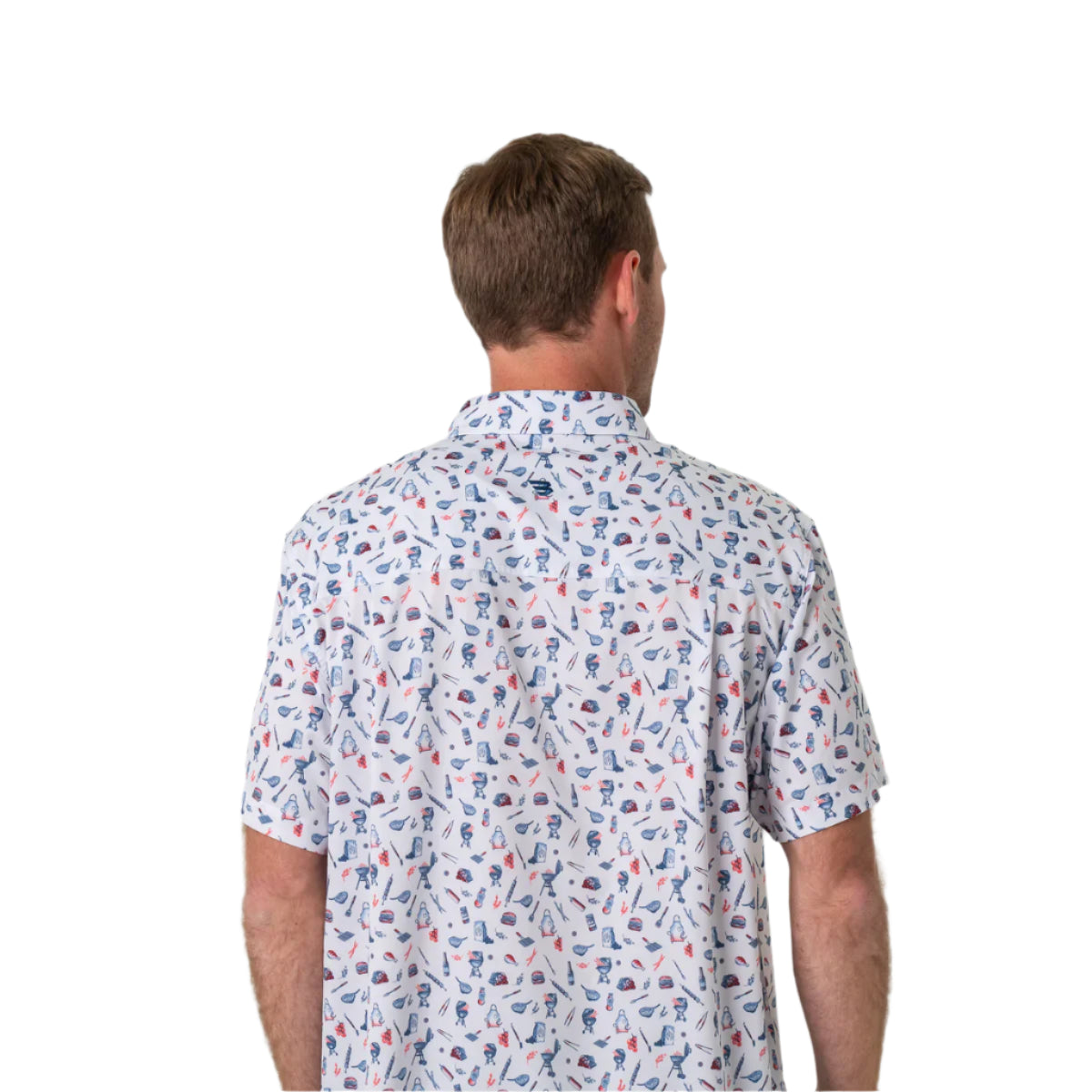 Men's Burlebo Performance Button Up - Grillmaster PBU-GRILL - Crazy House Western Wear