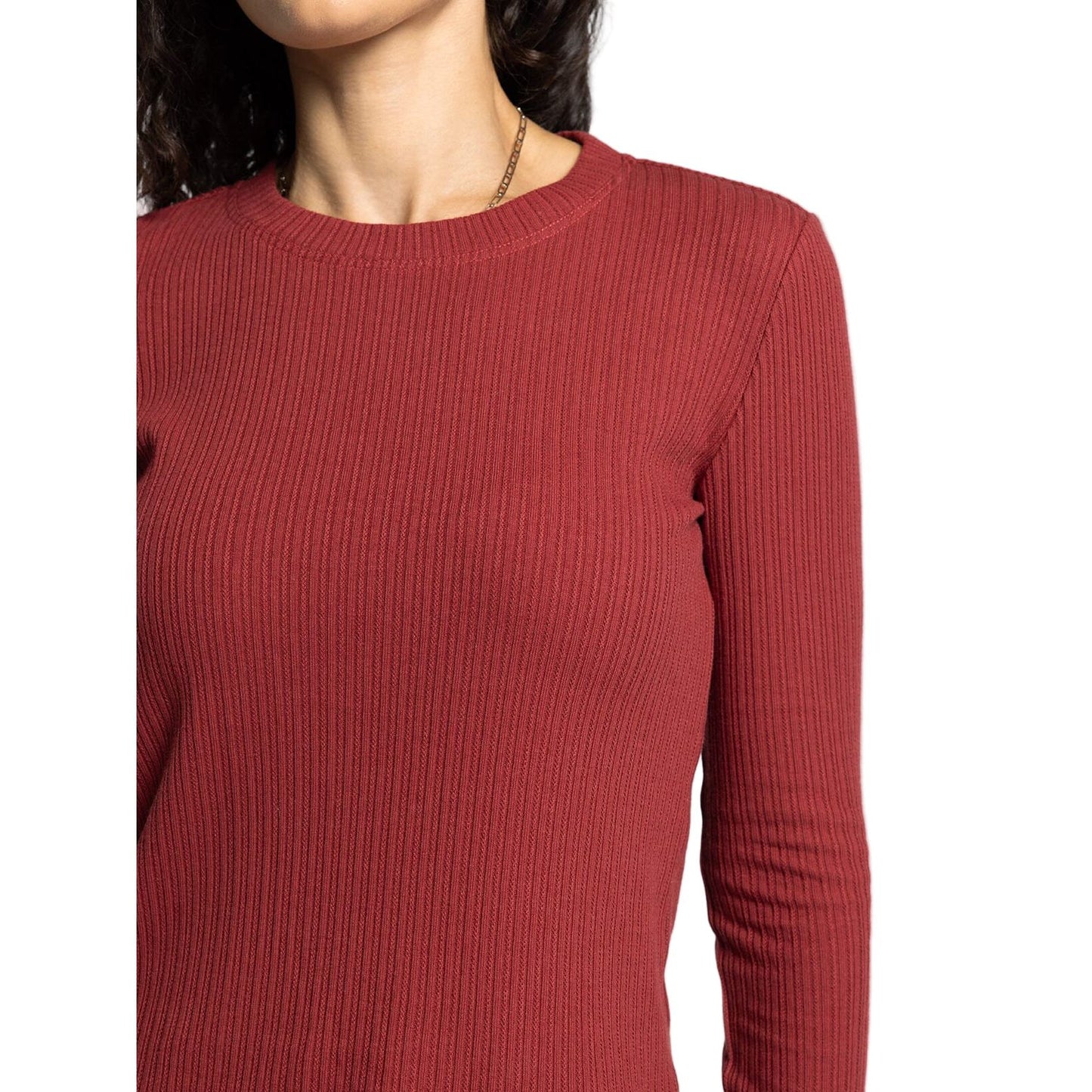 Women's Thread and Supply Minnie Long Sleeve Top T4828TSCTS-CRIM