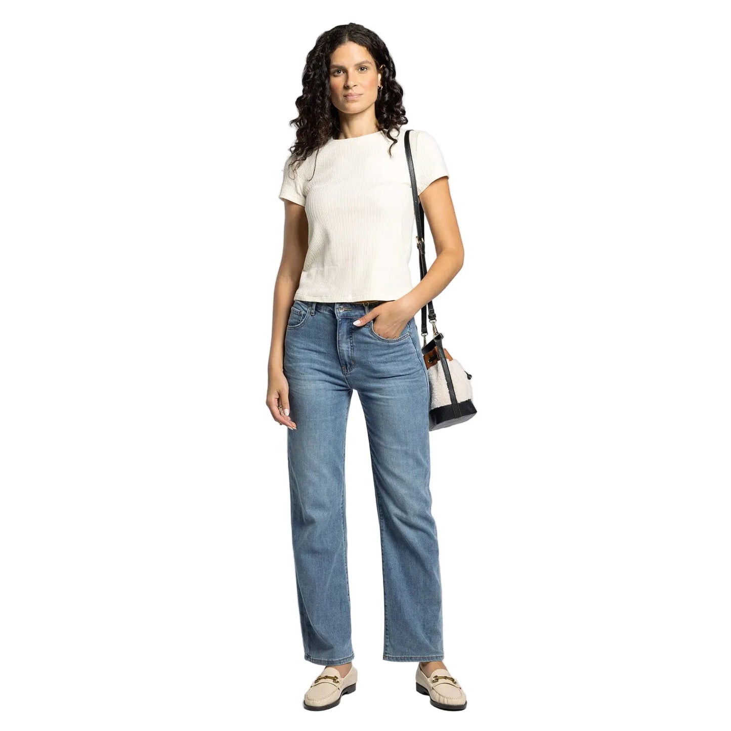 Women's Thread and Supply Minnie Short Sleeve T-shirt T4826TSCTS-OFWT