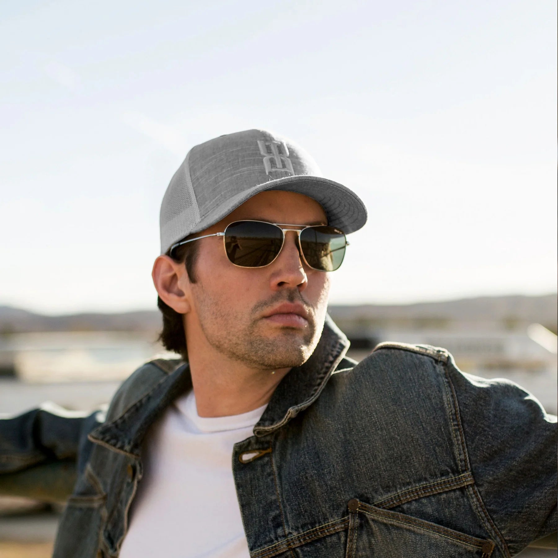 Unisex Bex Gray and White Mister Grae Snapback Cap BHGS