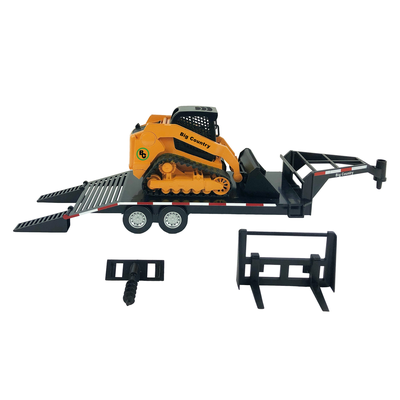Model Skid Steer on a trailer