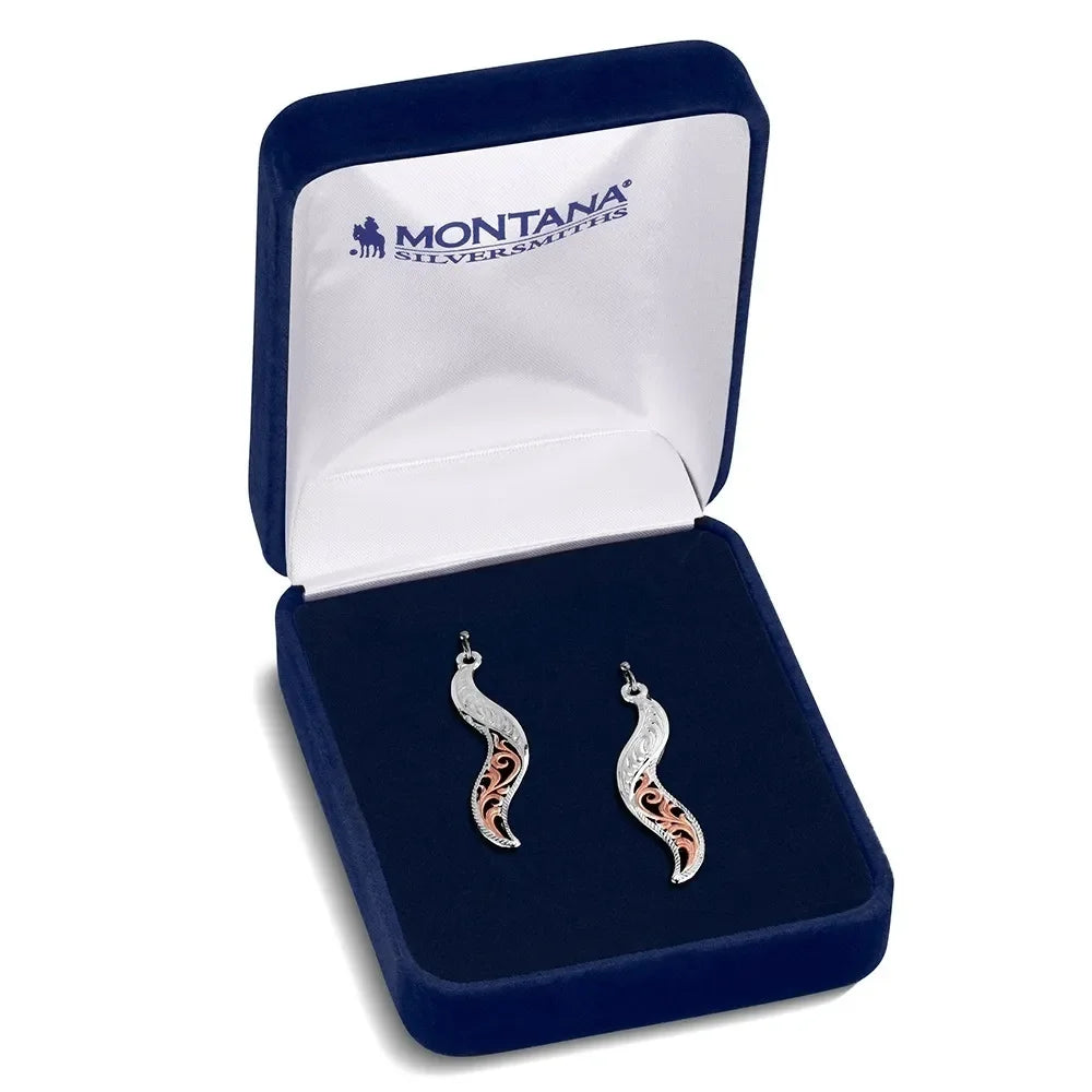 Montana Silversmiths Carry Me West Earrings ER6509