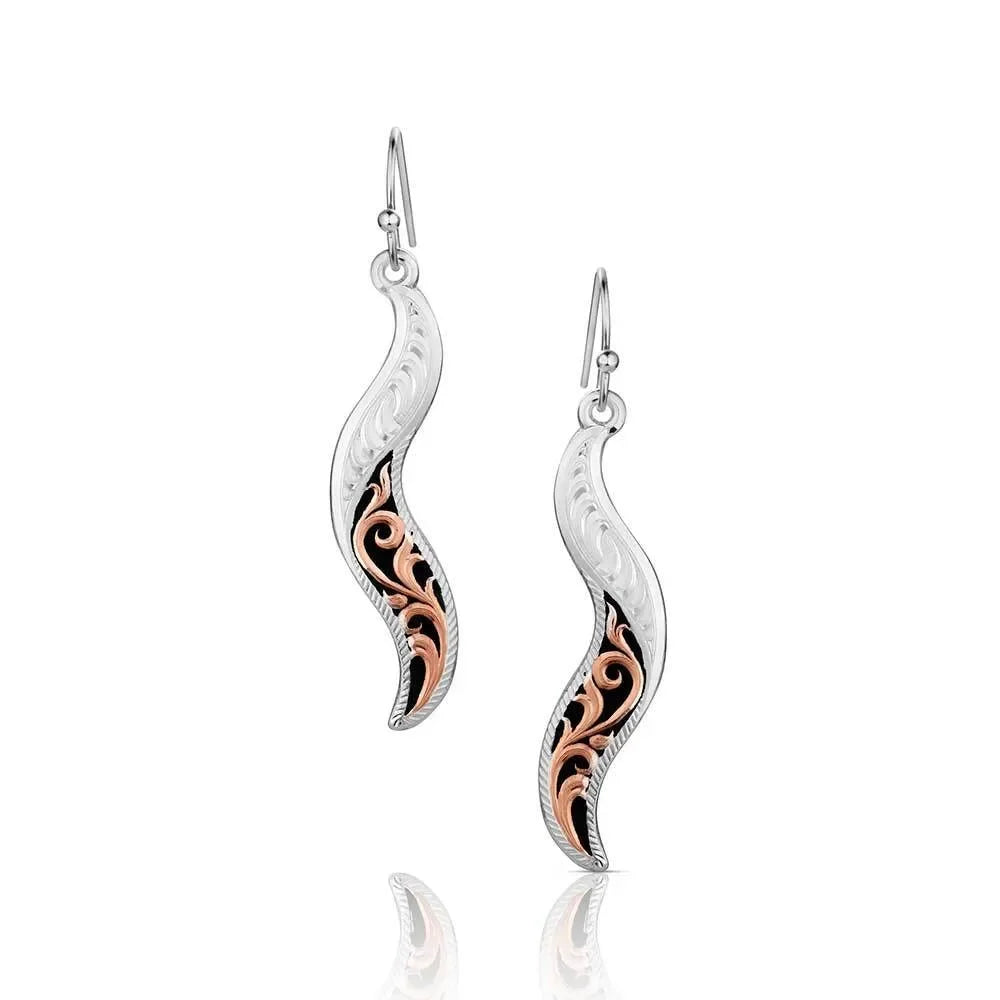 Montana Silversmiths Carry Me West Earrings ER6509