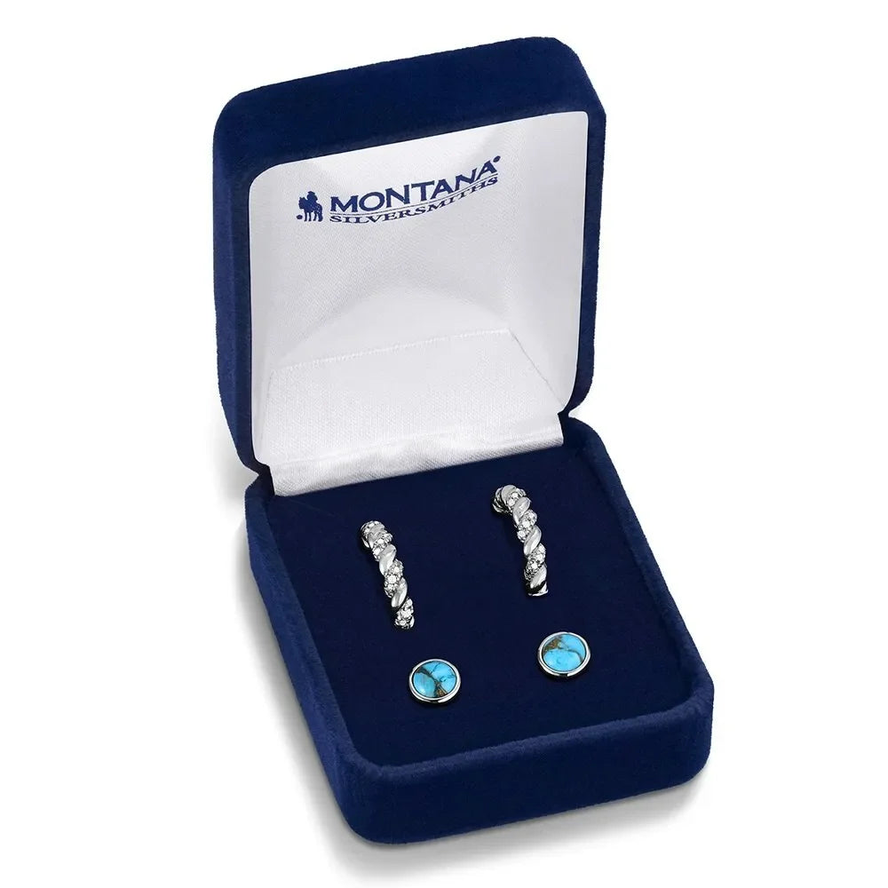 Montana Silversmiths Dawn and Dusk Earrings Set ER6542