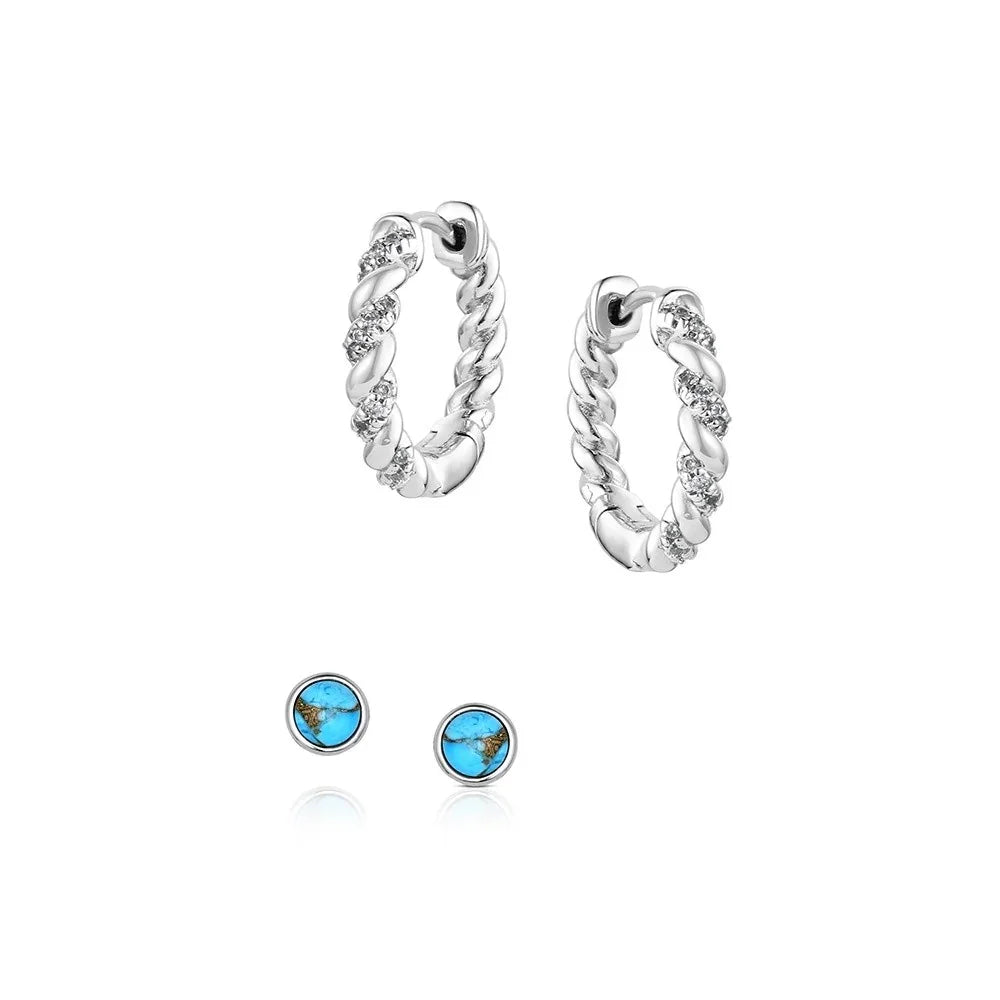 Montana Silversmiths Dawn and Dusk Earrings Set ER6542