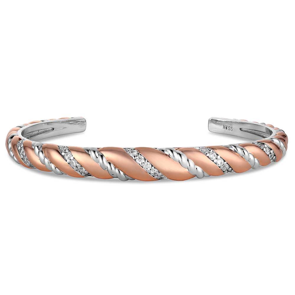 Montana Silversmiths Draped In Light Crystal Cuff Bracelet BC6526