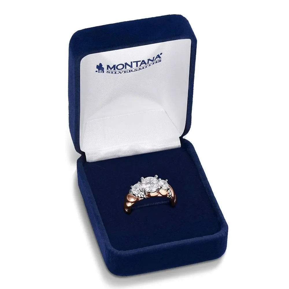 Montana Silversmiths Draped in Light Crystal Ring RG6526