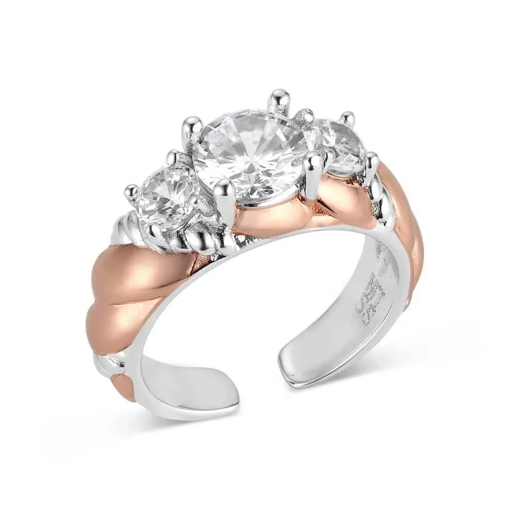 Montana Silversmiths Draped in Light Crystal Ring RG6526