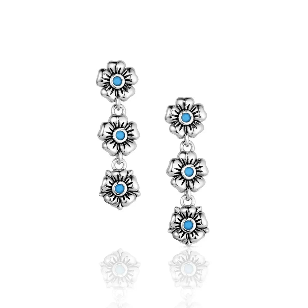 Montana Silversmiths Montana Spring Floral Earrings ER6548