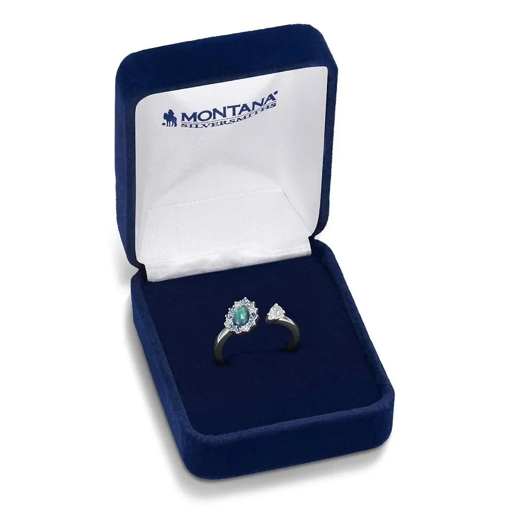 Montana Silversmiths Northern Glow Opal Ring RG6537