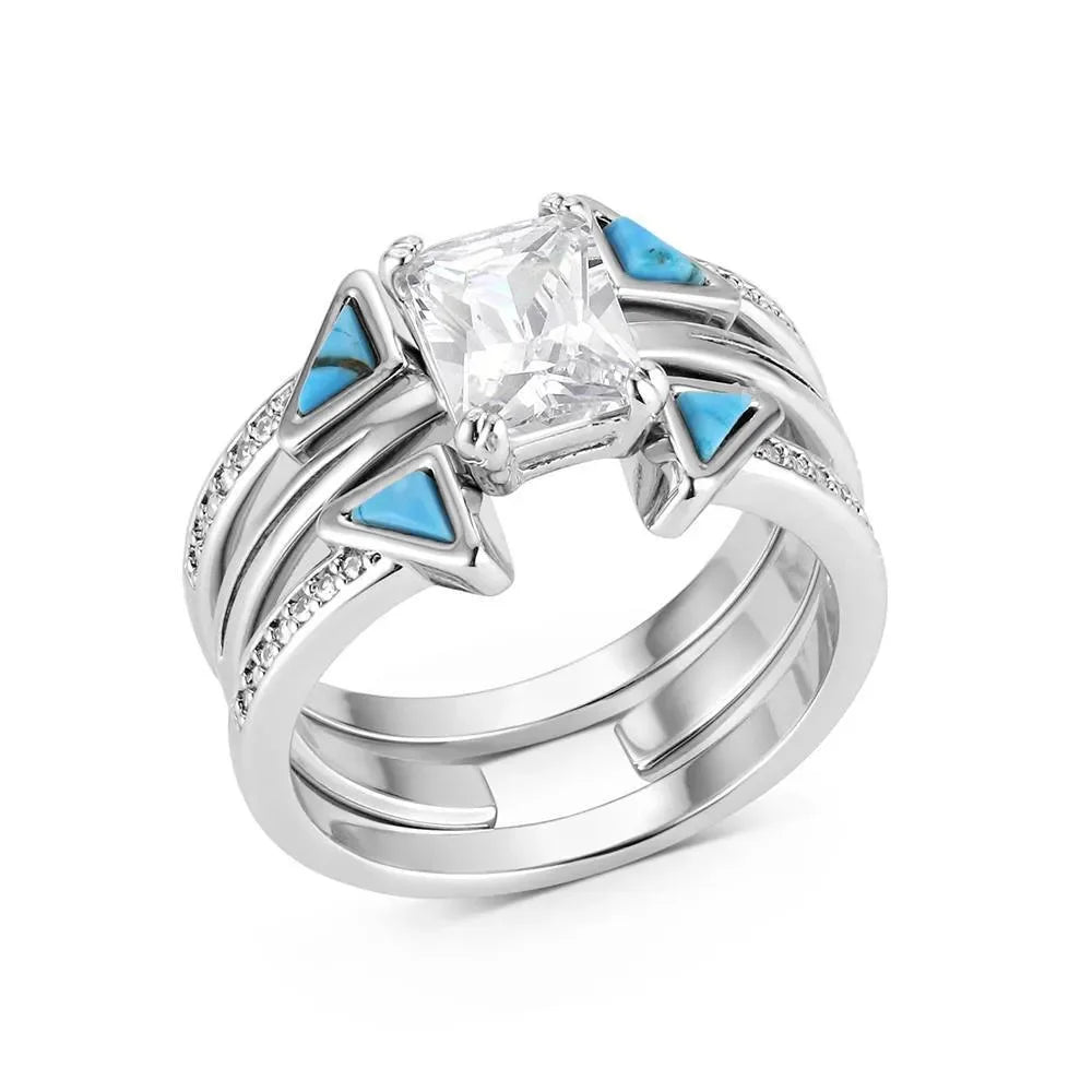 Montana Silversmiths Skyline Stack Ring Set RG6549