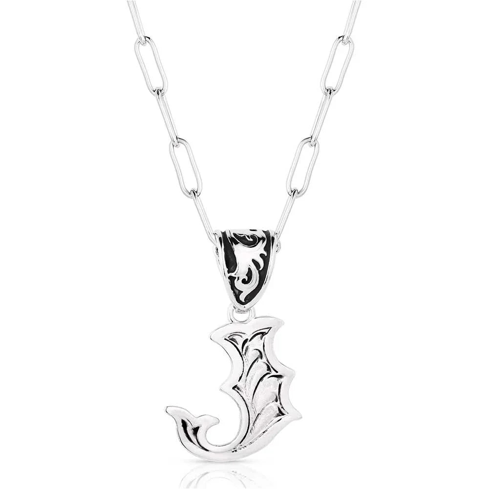 Montana Silversmiths Western Initial Necklace NC6096