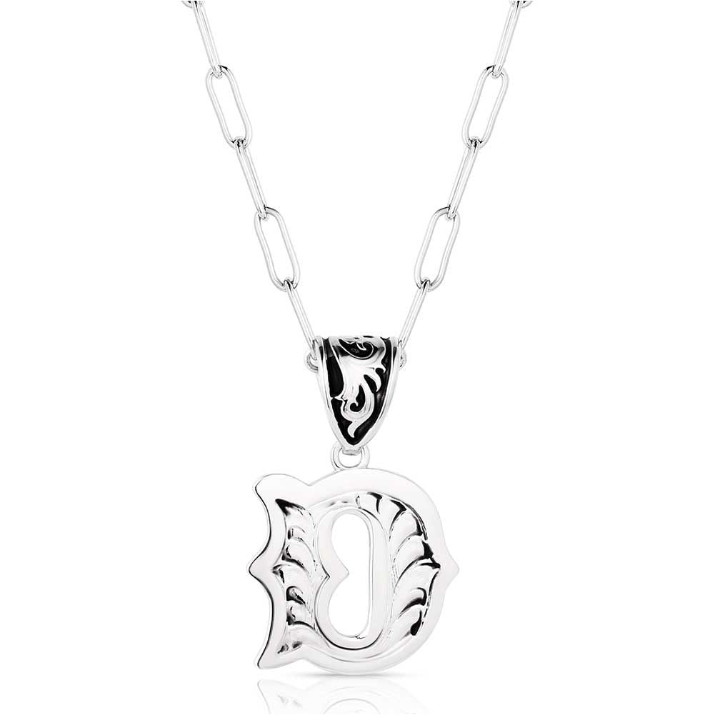 Montana Silversmiths Western Initial Necklace NC6096
