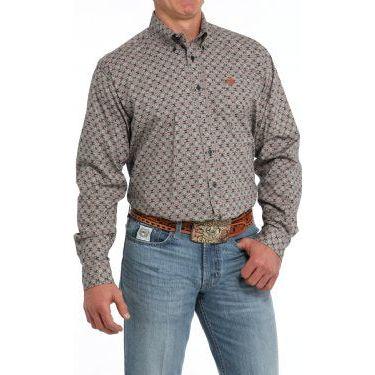 Men's Cinch Medallion Print Button-Down Western Shirt MTW1105855 - Crazy House Western Wear