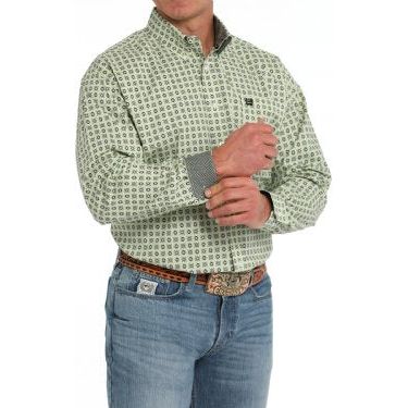 Men's Cinch Medallion Print Button-Down Western Shirt MTW1105862 - Crazy House Western Wear