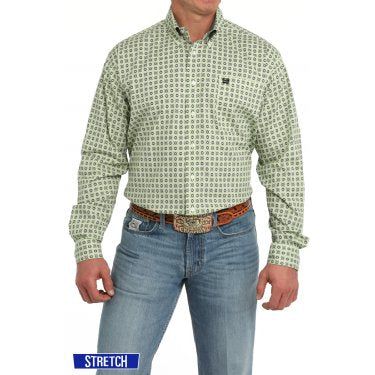 Men's Cinch Medallion Print Button-Down Western Shirt MTW1105862 - Crazy House Western Wear