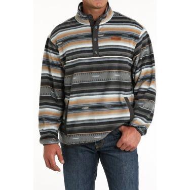 Men's Cinch Fleece Pullover MWK1514024 - Crazy House Western Wear