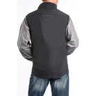 Men's Cinch Black Bonded Vest mwv1012010 - Crazy House Western Wear