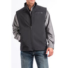 Men's Cinch Black Bonded Vest mwv1012010 - Crazy House Western Wear