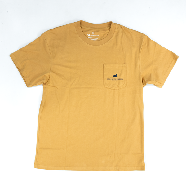 Men's Southern Marsh Heritage Engrave Camel Tee AHEG-CML