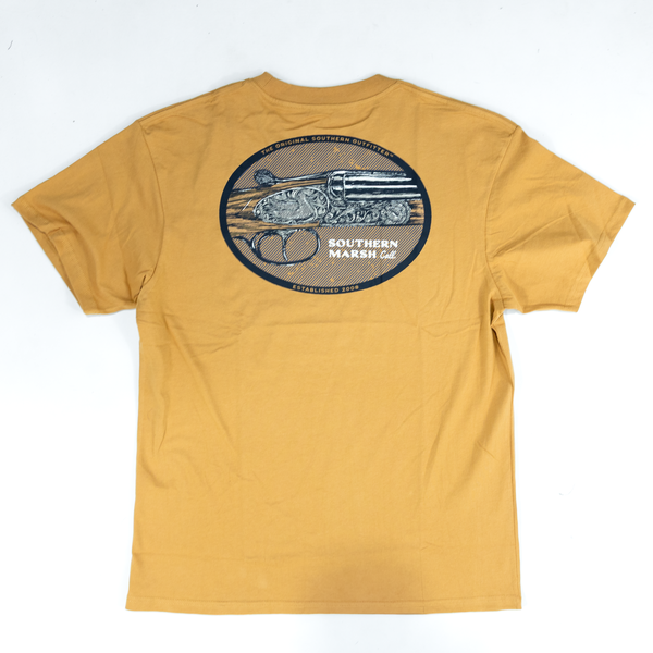 Men's Southern Marsh Heritage Engrave Camel Tee AHEG-CML