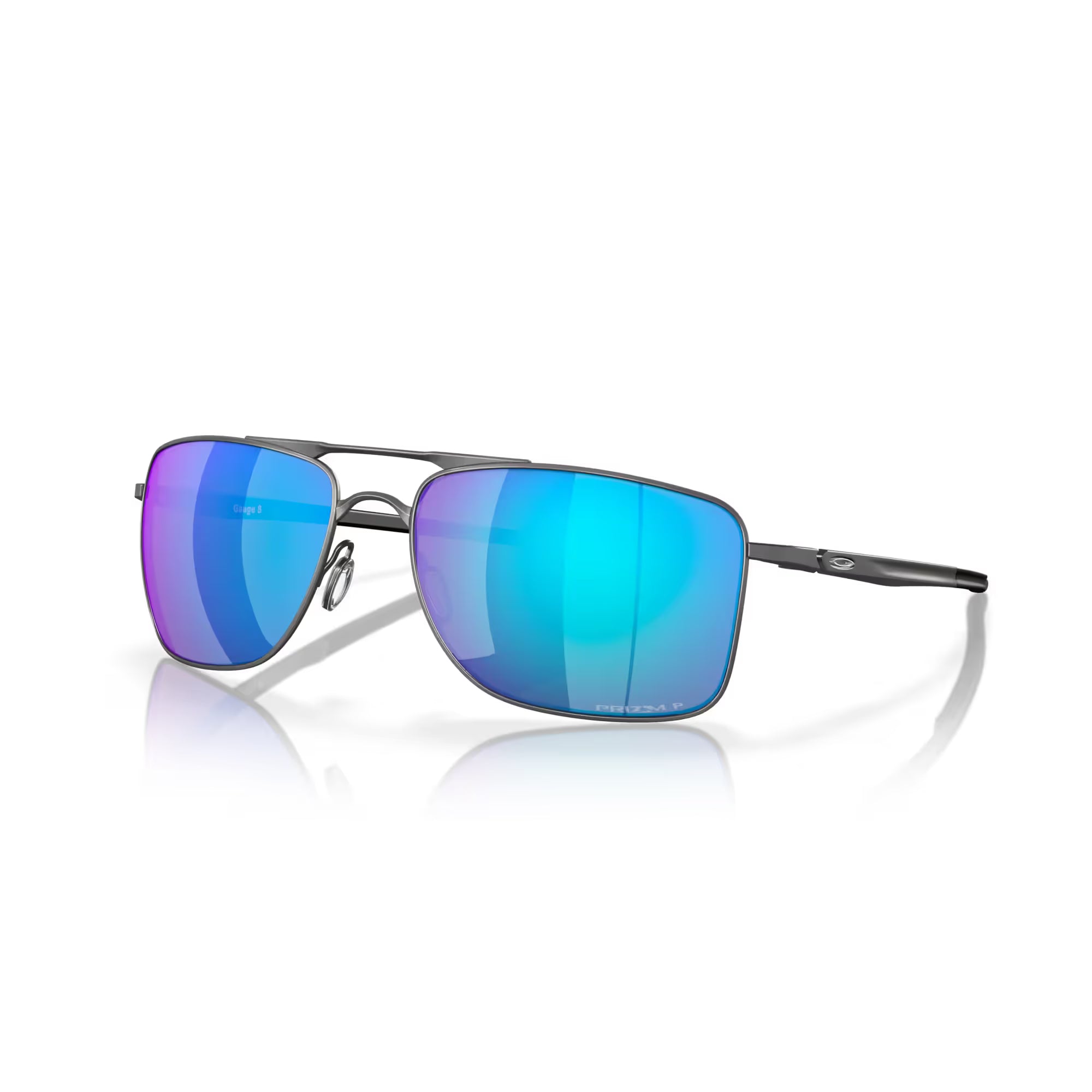 Oakley Gauge 8 Matte Gunmetal Frame with Prizm Sapphire Polarized Lenses OO4124-06