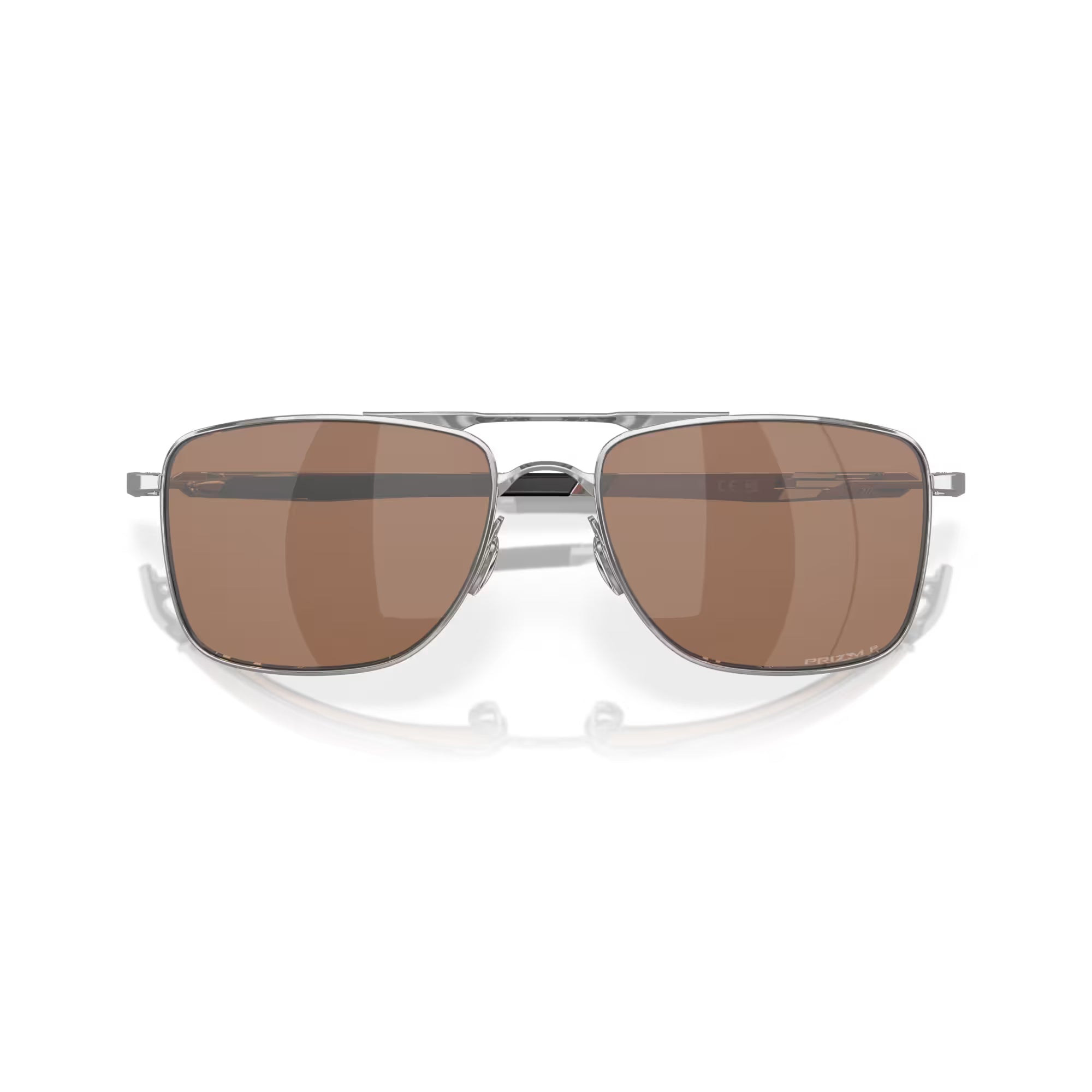 Oakley Gauge 8 Polished Chrome Frame with Tungsten Polarized Lenses OO4124-0962
