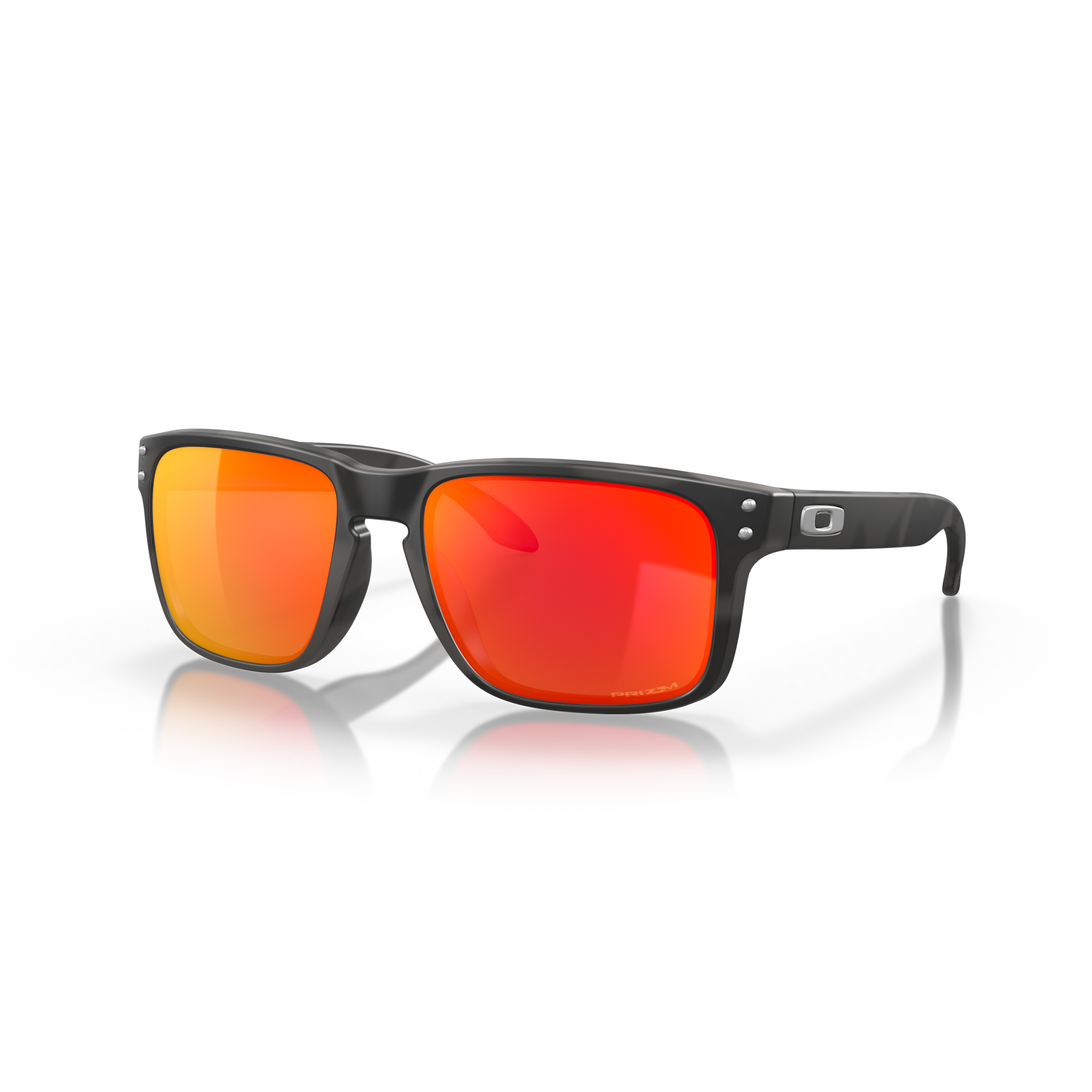 Oakley Holbrook Black Camo Frame with Prizm Ruby Lenses OO9102-E955