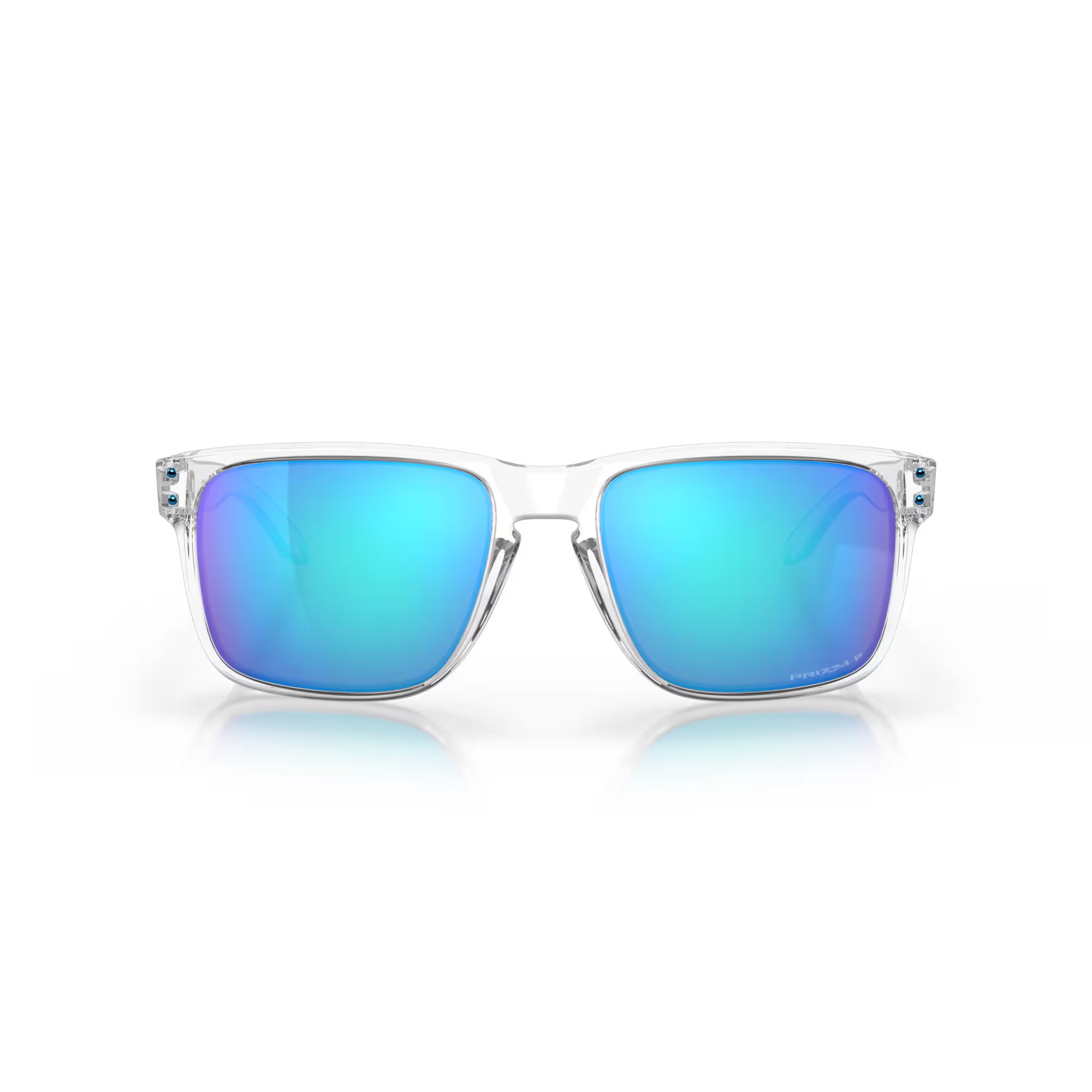 Oakley Holbrook XL Clear Frame with Prizm Sapphire Polarized Lenses 0OO9417-0759