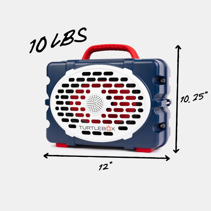TurtleBox Americana Blue Limited Gen 3 Speaker GEN3SPEAKER-RWB