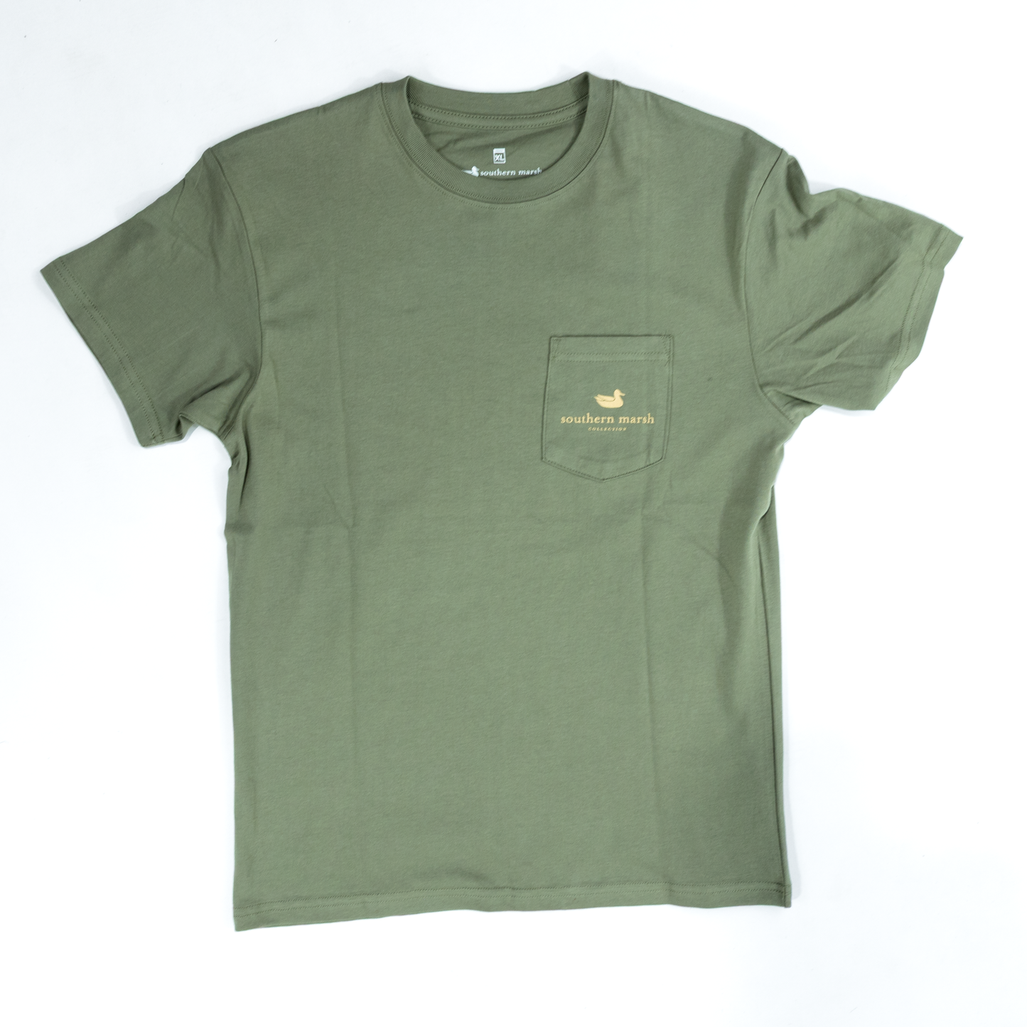 Boy's Southern Marsh Olive Duck Decoy Camo Tee YADYD-SWO