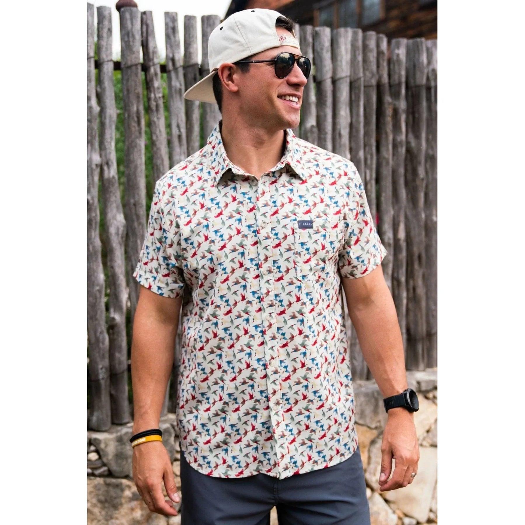 Men's Burlebo Performance Button Up 0008-PBU-AOD - Crazy House Western Wear