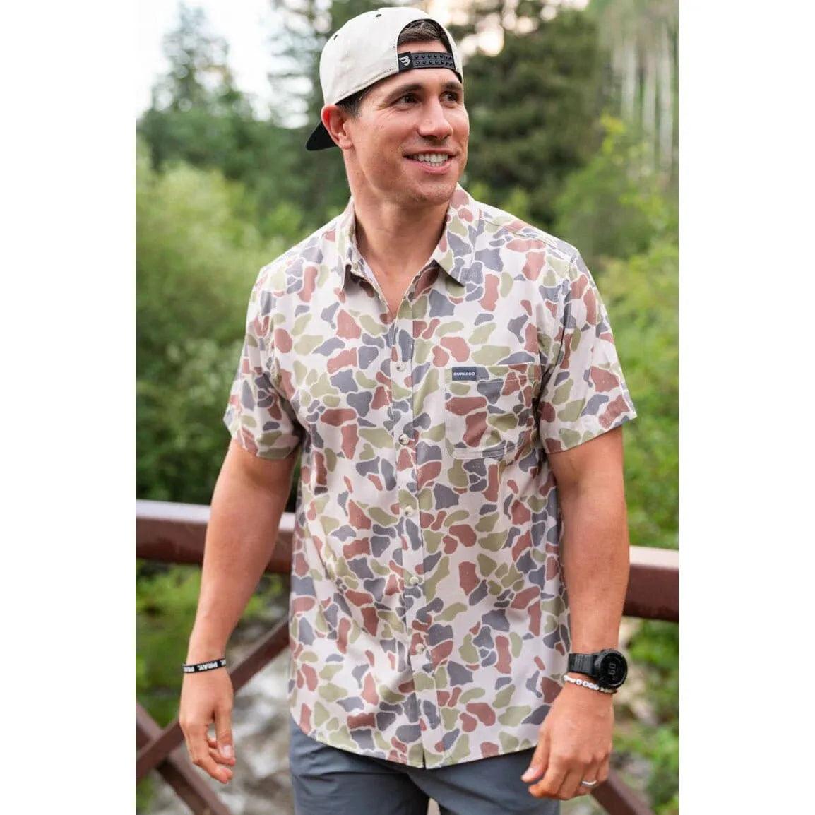 Men's Burlebo Performance Button Up 0008-PBU-DC - Crazy House Western Wear