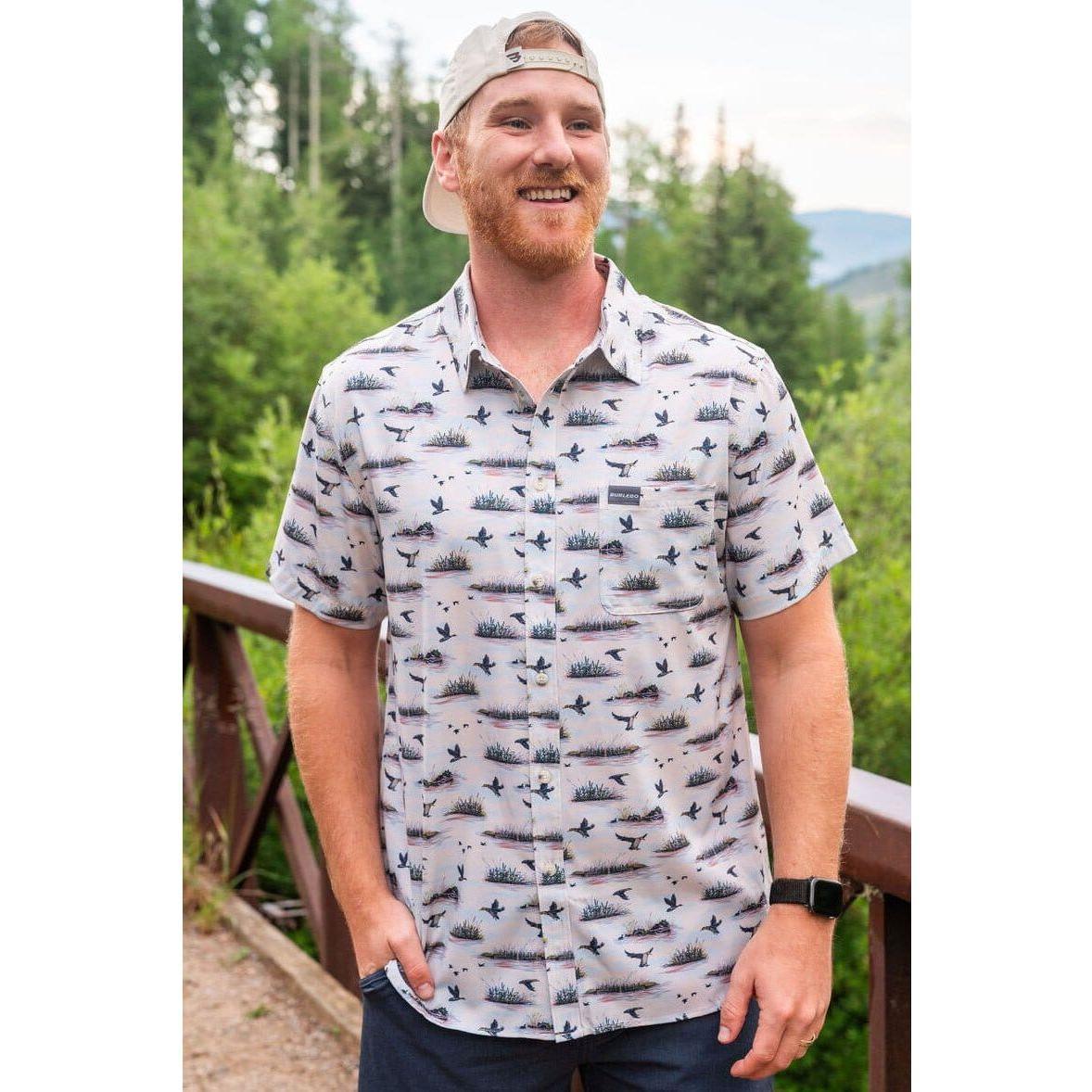 Men's Burlebo Performance Button Up PBU-DKH - Crazy House Western Wear