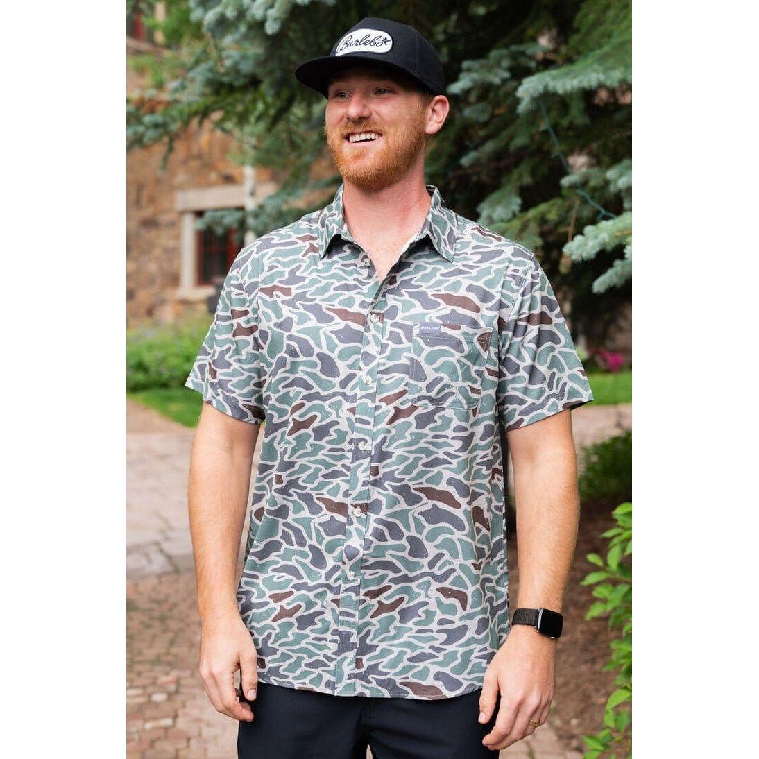 Men's Burlebo Performance Button Up PBU-RDC-SS - Crazy House Western Wear