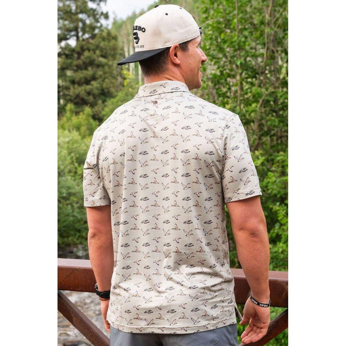 Men's Burlebo Performance Polo PP-FD-GRN - Crazy House Western Wear